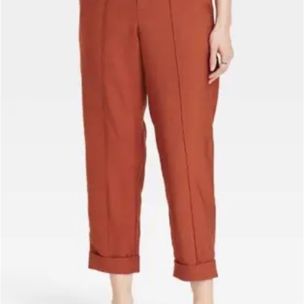 a new day Women's Terracotta Cropped Pants